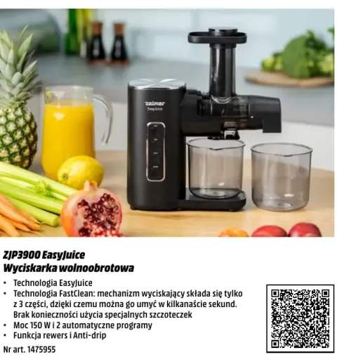 wyciskarka wolnoobrotowa